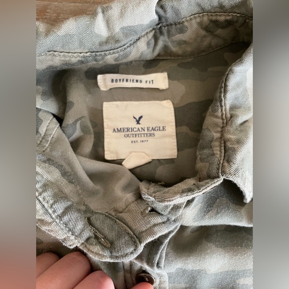 Camo button down - Picture 4 of 6